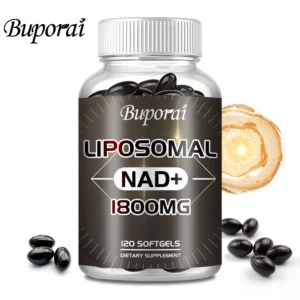 Liposomal NAD Supplement - Anti-aging, Replenish Energy and Focus, Support Cell Repair, Promote Metabolism - 120 Capsules