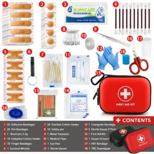 First Aid Kit Multi-purpose Emergency Medical Portable Medical Bag Outdoor Multi-functional Home Emergency