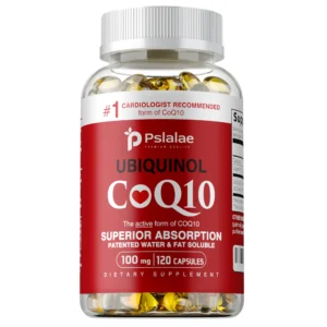 CoQ10 Capsules Fat-soluble Natural Supplement, Heart Healthy; Anti-Aging, Cardiovascular Supplement